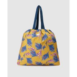 Sac cabas en toile moutarde à imprimé floral conible en sac à dos - EL CORTE INGLES - Modalova