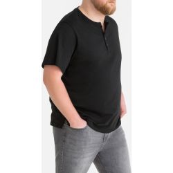 T-shirt grande taille col tunisien manches courtes - LA REDOUTE COLLECTIONS PLUS - Modalova