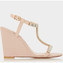 Sandales compensées style salomé ornées de bijoux fantaisie - MAITAI - DUNE LONDON - Modalova