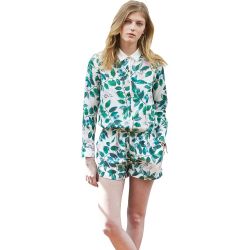 Combi short combinaison chic et habillée imprimé floral ceinture élastique - SUNDAY LIFE - Modalova