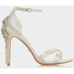 Chaussures ornées de strass à talon aiguille et brides croisées - MARVELLE - DUNE LONDON - modalova