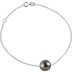 Bracelet Maille Véntienne Argent 925 Millièmes Véritable Perle de Culture de TAHITI - NOVA DIAMONDS - modalova