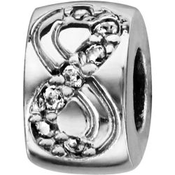 Charm Perle Stopper Pour bloquer vos Charms sur votre Bracelet Disque Symbole Infini Argent 925 - SO CHIC BIJOUX - modalova
