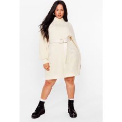 Womens Grande Taille - Dressing Gown Pull En Maille À Col Roulé La Roule Tourne - - 18/20 - Nasty Gal - Modalova