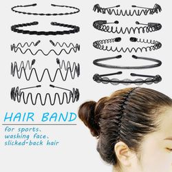 Style de Sport hommes s bandeau épingle à cheveux lavage du visage pression arrière cheveux non blessés cheveux cheveux accessoires - Newchic - Modalova