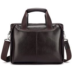 Sac à main en cuir d'affaires pour ordinateur portable Sacs Porte-documents Sac à bandoulière - Newchic - Modalova