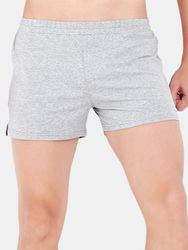 Mini short de sport respirant de vêtements de nuit respirants de salon confortable de coton de couleur unie - Newchic - Modalova