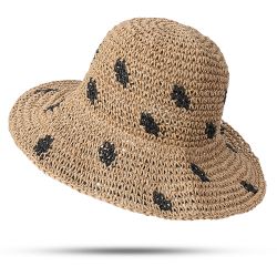 Chapeau de paille pliable pour s avec protection solaire et chapeau de plage - Newchic - Modalova