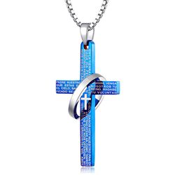 Mode Pendentif Collier Graphème Croix Creux Rond Charme Collier Bijoux Ethniquess - Newchic - Modalova