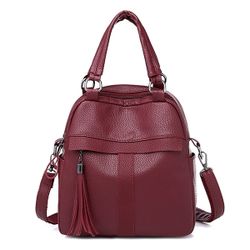 S Loisirs Multi-fonction Sac à main Voyage Sac à dos Soft Sac bandoulière en cuir - Newchic - Modalova