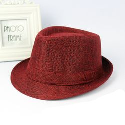Hommes Femmes Bord Large Panama Fedora Chapeaux Jazz Caps Top Beach Visor Hat - Newchic - Modalova