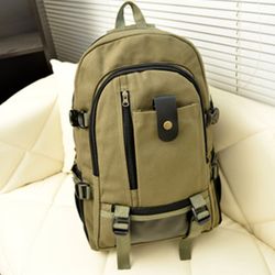 Sac à dos en toile pour ordinateur portable de grande capacité pour homme - Newchic - Modalova