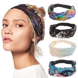 Mode Coloré Paillettes Bandeau Porte-Cheveux Filles Parti Cheveux Accessoires Cadeaus - Newchic - Modalova