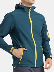 S Polaire Chaud Imperméable Coupe-Vent En Plein Air Randonnée Sport Soft Shell Casual Veste À Capuche - Newchic - Modalova