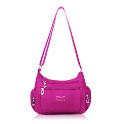 Multi-Zipper Crossbody Bag Sac à bandoulière Sac fourre-tout étanche - Newchic - Modalova