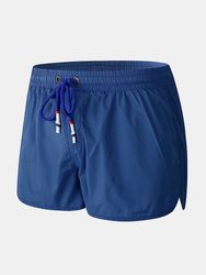 Short de bain avec doublure de compression Cordon de serrage Surf Running Mini short à séchage rapide - Newchic - Modalova