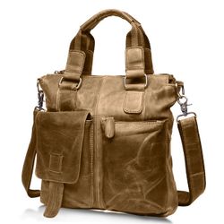 Ekphero Sac bandoulière rétro en cuir véritable sac à main double usage avec grande capacité - Newchic - Modalova