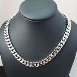 Déclaration Chaîne Argent Or Collier En Acier Inoxydable Épaisse Chaîne Collier Bijoux De Mode Pour Femmes - Newchic - Modalova