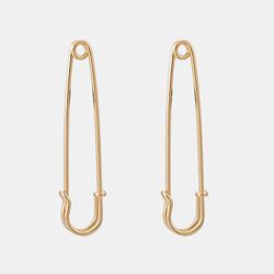 À la mode métallique géométrique trombone boucles d'oreilles pendentif stéréoscopique boucles d'oreilles Chic bijoux - Newchic - Modalova