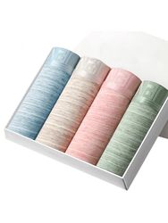 Paquet de 4 boxer sexy en coton cationique pour homme Colorful sous-vêtement confortable - Newchic - Modalova