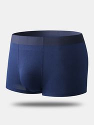 Pochette respirante sans couture Modal Underwear Caleçon boxeur uni confortable for Men - Newchic - Modalova