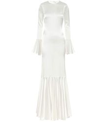 Exclusivité Mytheresa – Robe de mariée Allonia en satin de soie mélangée - Caroline Constas - Modalova