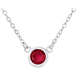 Collier Solitaire serti Clos - ARGENT 925 - PASSION EXQUISE - LOVA - LOLA VAN DER KEEN - Modalova
