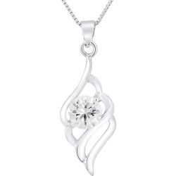 Pendentif Solitaire Joaillerie livré avec Chaîne - 925 - ENFLAMMEE - LOVA - LOLA VAN DER KEEN - Modalova