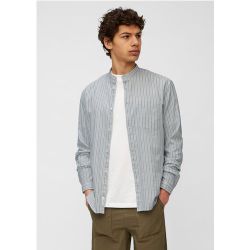 Chemise à manches longues de coupe regular en coton mélangé léger - MARC O’POLO DENIM - Modalova