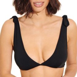 Haut de maillot eco-responsable sans armature triangle avec mousse amovible Manon - UNDERPROTECTION - Modalova