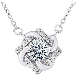 Collier Solitaire Joaillerie Oxyde de Zirconium - 925 - EMBLEMATIC - LOVA - LOLA VAN DER KEEN - Modalova
