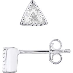 Clous d'Oreilles Oxydes de Zirconium 5mm Triangle - ARGENT 925 - TRIANGLE - LOVA - LOLA VAN DER KEEN - Modalova