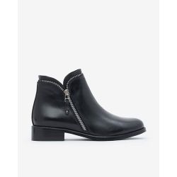 boots cuir femme
