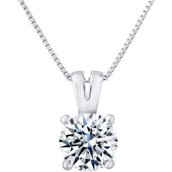 Pendentif Solitaire 7 mm Joaillerie Livré avec Chaîne - 925 - GALANTE - LOVA - LOLA VAN DER KEEN - Modalova