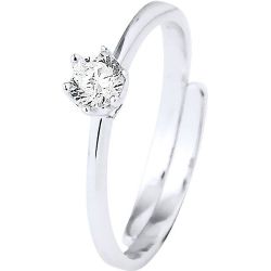 Bague Réglable Solitaire 4 mm Prestige - ARGENT 925 - ENGAGEMENT - LOVA - LOLA VAN DER KEEN - Modalova