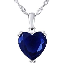 Collier Coeur Cristal Chaîne Singapour - ARGENT 925 - CRISTAL DREAMS - LOVA - LOLA VAN DER KEEN - Modalova
