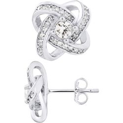 Boucles d'Oreilles Joaillerie Solitaire - ARGENT 925 - PROMESSE - LOVA - LOLA VAN DER KEEN - Modalova