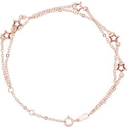 Bracelet Argent Chaine Double Etoiles - ARGENT 925 - LOVE and - LOVA - LOLA VAN DER KEEN - Modalova