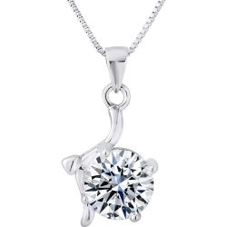 Pendentif Solitaire Joaillerie Livré avec Chaîne - 925 - IMPERTINENTE - LOVA - LOLA VAN DER KEEN - Modalova