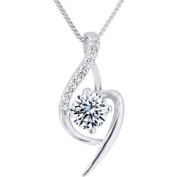 Pendentif Solitaire Joaillerie Livré avec Chaîne - 925 - SENSITIVE - LOVA - LOLA VAN DER KEEN - Modalova
