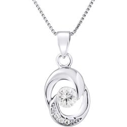 Pendentif Solitaire Joaillerie Livré avec Chaîne - 925 - INES - LOVA - LOLA VAN DER KEEN - Modalova