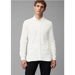T-shirt à manches longues muni d'une patte de boutonnage sur toute la longueur - MARC O’POLO DENIM - Modalova