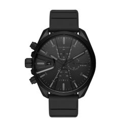 Montre Diesel MS9 - Montre Dateur et Chronographe Bracelet Silicone Noir Diesel Montres - DZ4507 - Modalova