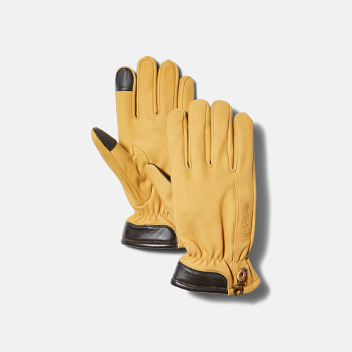 Gants en cuir tactiles Winter Hill en jaune, , jaune, Taille: L - Timberland - Modalova