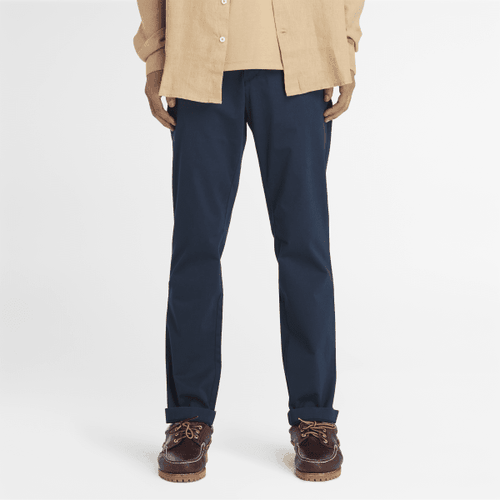 Pantalon chino en sergé extensible en bleu foncé, , bleu, Taille: 28 - Timberland - Modalova