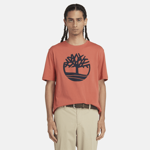 T-shirt à logo arbre Kennebec River en orange, , orange, Taille: 3XL - Timberland - Modalova