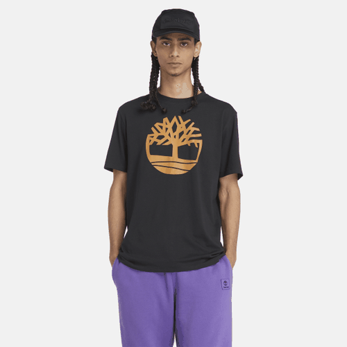 T-shirt à logo arbre Kennebec River en noir, , noir, Taille: 3XL - Timberland - Modalova