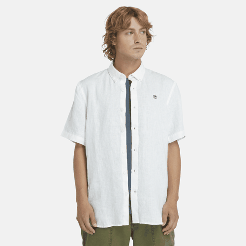 Chemise en lin Mill Brook en blanc, , blanc, Taille: 3XL - Timberland - Modalova