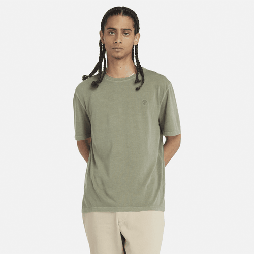 T-shirt teint en pièce en vert, , vert, Taille: 3XL - Timberland - Modalova
