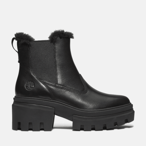 Bottine mi-haute à doublure chaude Everleigh en noir, , noir, Taille: 36 - Timberland - Modalova